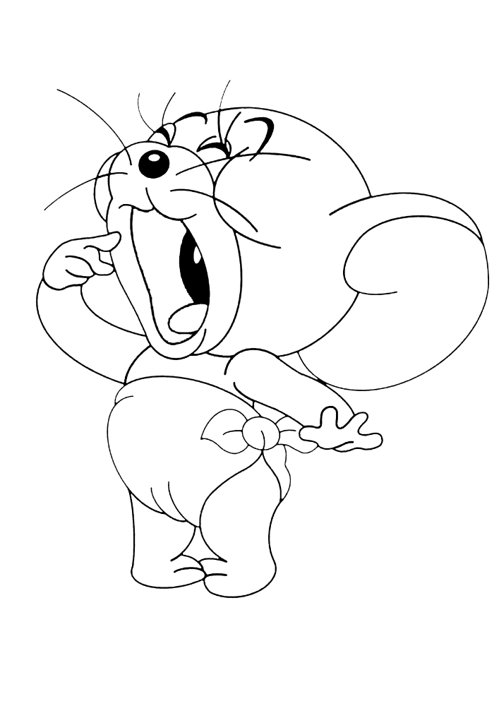 Rato Jerry roubou comida